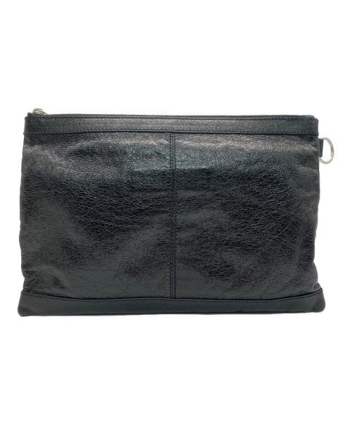 BALENCIAGA（バレンシアガ）BALENCIAGA (バレンシアガ) クラッチバッグ ブラックの古着・服飾アイテム