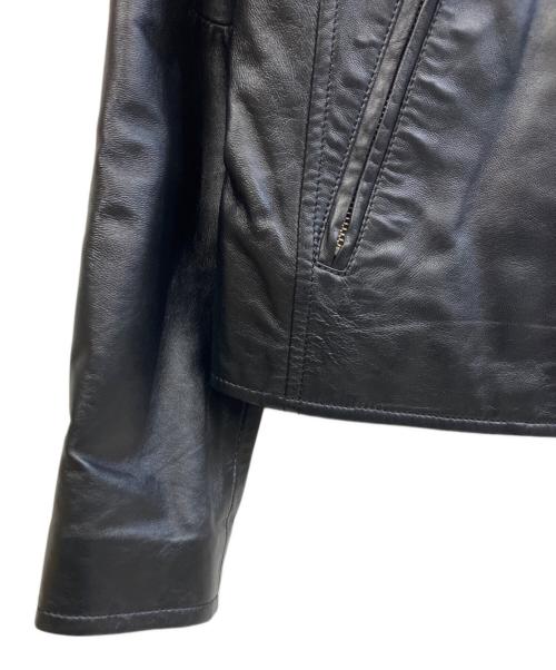 BOSCH（ボッシュ）BOSCH (ボッシュ) ダブルライダースジャケット ブラック サイズ:36の古着・服飾アイテム