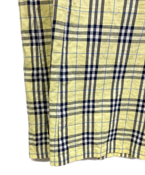 Burberrys BLUE LABEL（バーバリーズ ブルーレーベル）Burberrys BLUE LABEL (バーバリーズ ブルーレーベル) ノースリーブワンピース イエロー サイズ:38の古着・服飾アイテム