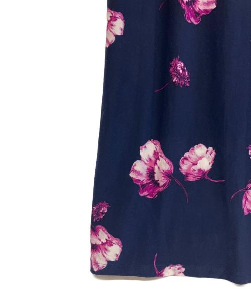 LAUREN RALPH LAUREN（ローレンラルフローレン）LAUREN RALPH LAUREN (ローレンラルフローレン) 長袖ワンピース ネイビー サイズ:10の古着・服飾アイテム