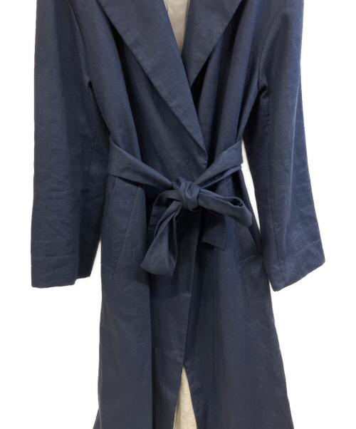 自由区（ジユウク）自由区 (ジユウク) ロングコート ネイビー サイズ:46の古着・服飾アイテム