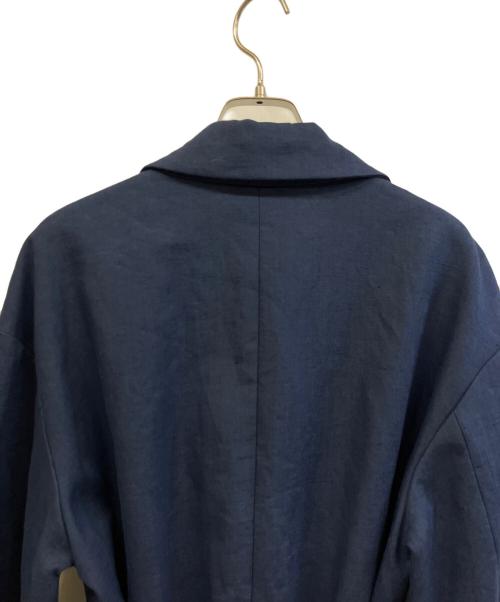 自由区（ジユウク）自由区 (ジユウク) ロングコート ネイビー サイズ:46の古着・服飾アイテム