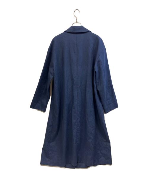 自由区（ジユウク）自由区 (ジユウク) ロングコート ネイビー サイズ:46の古着・服飾アイテム