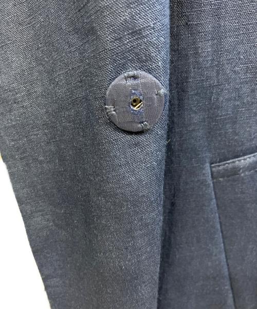 自由区（ジユウク）自由区 (ジユウク) ロングコート ネイビー サイズ:46の古着・服飾アイテム