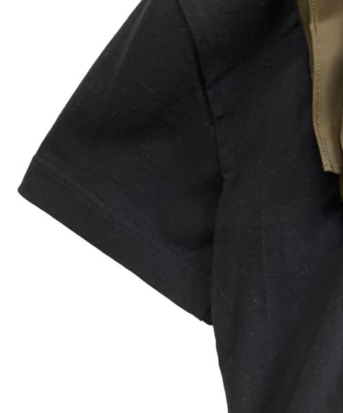 sacai（サカイ）sacai (サカイ) 半袖カットソー ネイビー×カーキ サイズ:1の古着・服飾アイテム