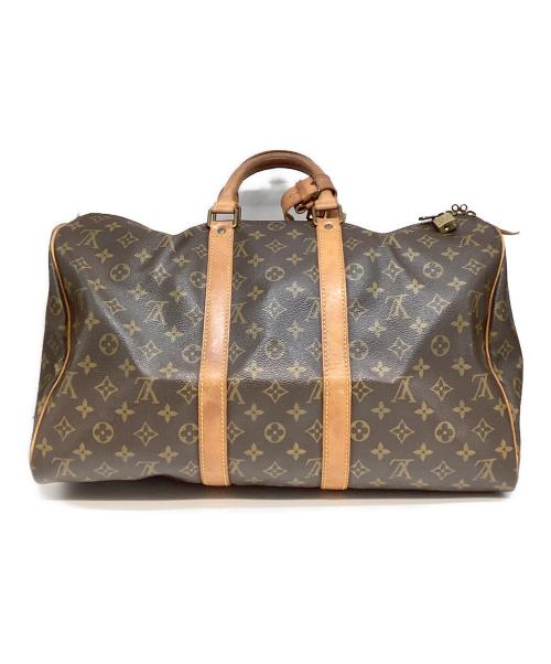 LOUIS VUITTON（ルイ ヴィトン）LOUIS VUITTON (ルイ ヴィトン) トラベルバッグ ブラウンの古着・服飾アイテム