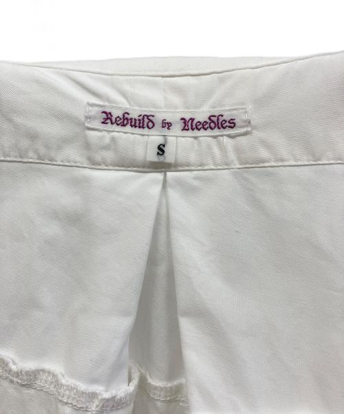 Rebuild by Needles（リビルドバイニードルス）Rebuild by Needles (リビルドバイニードルス) 長袖シャツ ホワイト サイズ:Sの古着・服飾アイテム