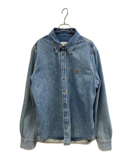 ami（アミ）ami (アミ) デニムシャツ インディゴ サイズ:Mの古着・服飾アイテム