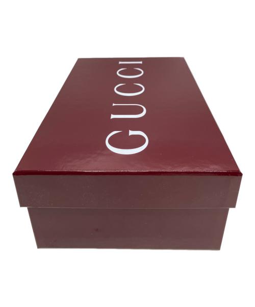 GUCCI（グッチ）GUCCI (グッチ) レザースニーカー ブラウン サイズ:39の古着・服飾アイテム