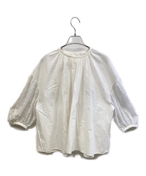CLANE（クラネ）CLANE (クラネ) 半袖ブラウス ホワイト サイズ:2の古着・服飾アイテム