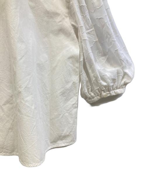 CLANE（クラネ）CLANE (クラネ) 半袖ブラウス ホワイト サイズ:2の古着・服飾アイテム