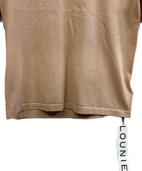LOUNIE（ルーニー）LOUNIE (ルーニー) 薄手ニット ベージュ サイズ:Free 未使用品の古着・服飾アイテム