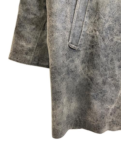 Ameri（アメリ）AMERI (アメリ) フェイクレザージャケット グレー サイズ:Fの古着・服飾アイテム