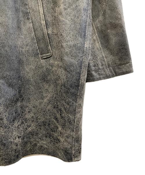Ameri（アメリ）AMERI (アメリ) フェイクレザージャケット グレー サイズ:Fの古着・服飾アイテム