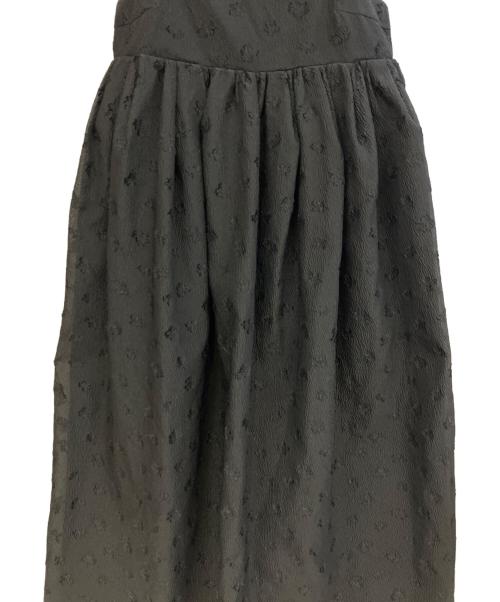 emmi（エミ）emmi (エミ) ノースリーブ・キャミソールワンピース ブラックの古着・服飾アイテム