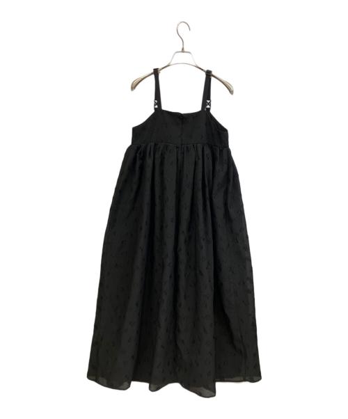 emmi（エミ）emmi (エミ) ノースリーブ・キャミソールワンピース ブラックの古着・服飾アイテム