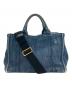PRADA (プラダ) 2WAYトートバッグ インディゴ：45000円