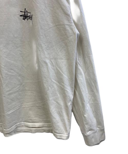 stussy（ステューシー）stussy (ステューシー) ロングスリーブTシャツ ホワイト サイズ:Lの古着・服飾アイテム