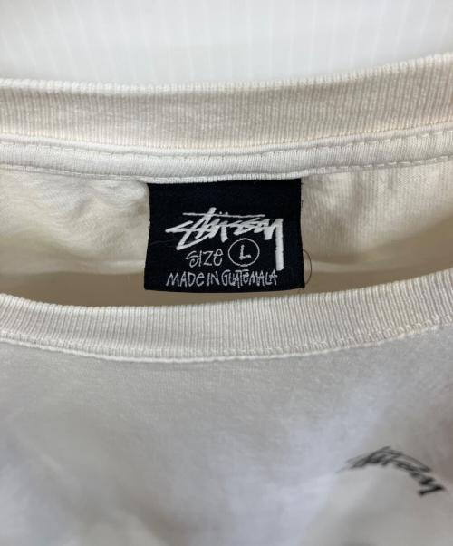 stussy（ステューシー）stussy (ステューシー) ロングスリーブTシャツ ホワイト サイズ:Lの古着・服飾アイテム