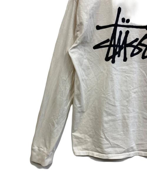 stussy（ステューシー）stussy (ステューシー) ロングスリーブTシャツ ホワイト サイズ:Lの古着・服飾アイテム