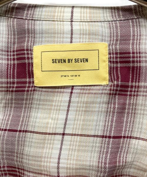 seven by seven（セブンバイセブン）seven by seven (セブンバイセブン) ノースリーブシャツ ブラウン サイズ:Mの古着・服飾アイテム