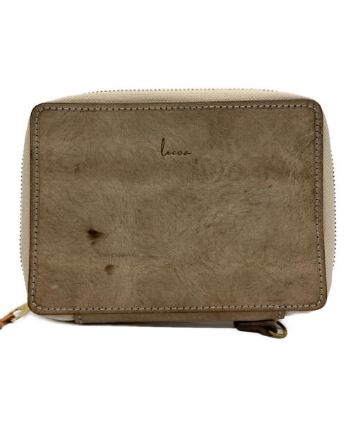 Lecoa（レコア）Lecoa (レコア) 手帳カバー ベージュの古着・服飾アイテム