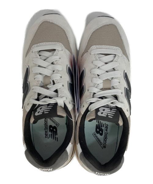 NEW BALANCE（ニューバランス）NEW BALANCE (ニューバランス) ローカットスニーカー ブラック×ホワイト サイズ:22.5 未使用品の古着・服飾アイテム