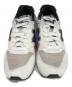 NEW BALANCE (ニューバランス) ローカットスニーカー ブラック×ホワイト サイズ:22.5 未使用品：7000円