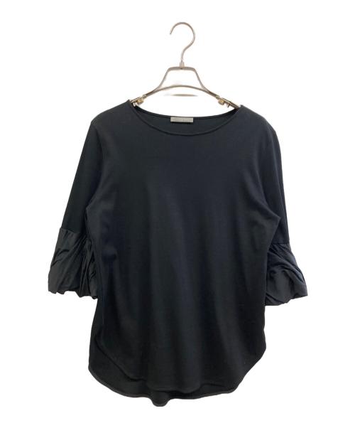 theory luxe（セオリーリュクス）theory luxe (セオリーリュクス) 半袖カットソー ブラック サイズ:38の古着・服飾アイテム