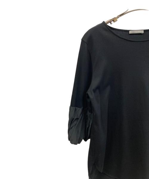 theory luxe（セオリーリュクス）theory luxe (セオリーリュクス) 半袖カットソー ブラック サイズ:38の古着・服飾アイテム