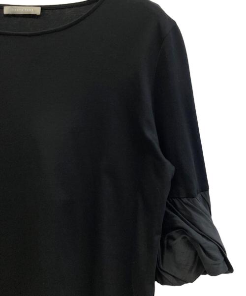 theory luxe（セオリーリュクス）theory luxe (セオリーリュクス) 半袖カットソー ブラック サイズ:38の古着・服飾アイテム