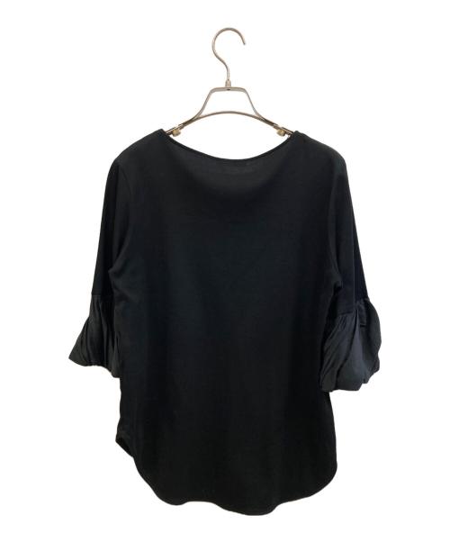theory luxe（セオリーリュクス）theory luxe (セオリーリュクス) 半袖カットソー ブラック サイズ:38の古着・服飾アイテム