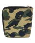 A BATHING APE (アベイシングエイプ) 2つ折り財布 オリーブ：4000円