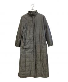 BURBERRY LONDON（バーバリーロンドン）の古着「ノーカラーコート」｜グレー