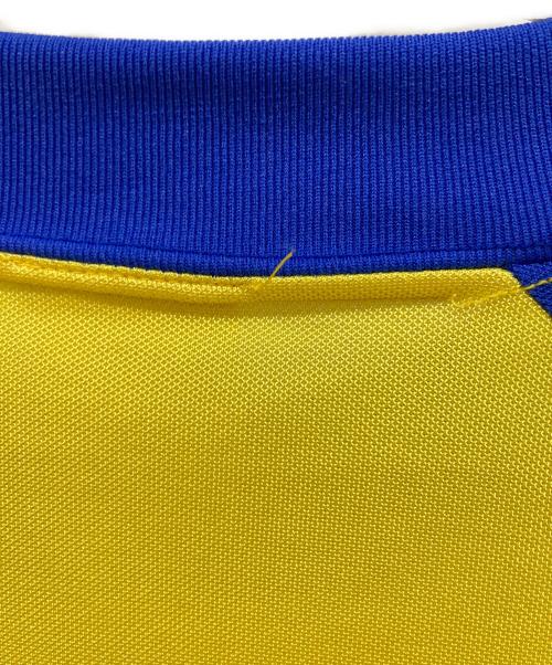 adidas（アディダス）adidas (アディダス) 半袖カットソー イエロー×ブルー サイズ:0-X0の古着・服飾アイテム