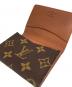 中古・古着 LOUIS VUITTON (ルイ ヴィトン) カードケース ブラウン：16000円