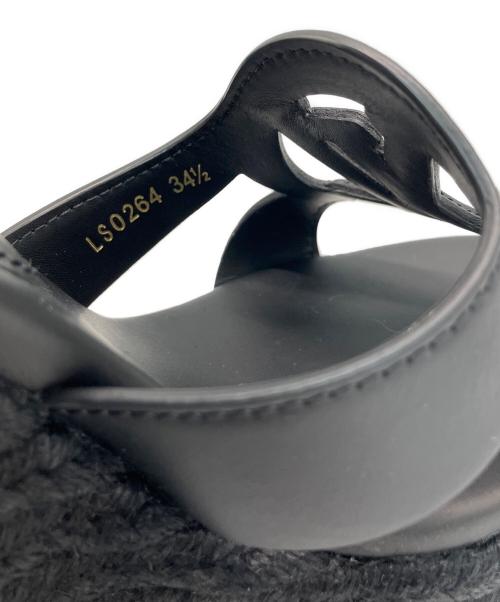 LOUIS VUITTON（ルイ ヴィトン）LOUIS VUITTON (ルイ ヴィトン) サンダル ブラック サイズ: 34 1/2の古着・服飾アイテム