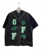OFFWHITEオフホワイト）の古着「ベースボールシャツ」｜ブラック