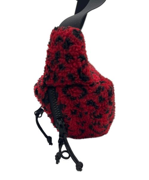 SUPREME（シュプリーム）SUPREME (シュプリーム) Supreme Leopard Fleece Waist Bag レッドの古着・服飾アイテム