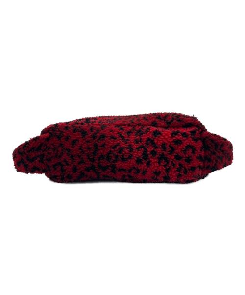 SUPREME（シュプリーム）SUPREME (シュプリーム) Supreme Leopard Fleece Waist Bag レッドの古着・服飾アイテム
