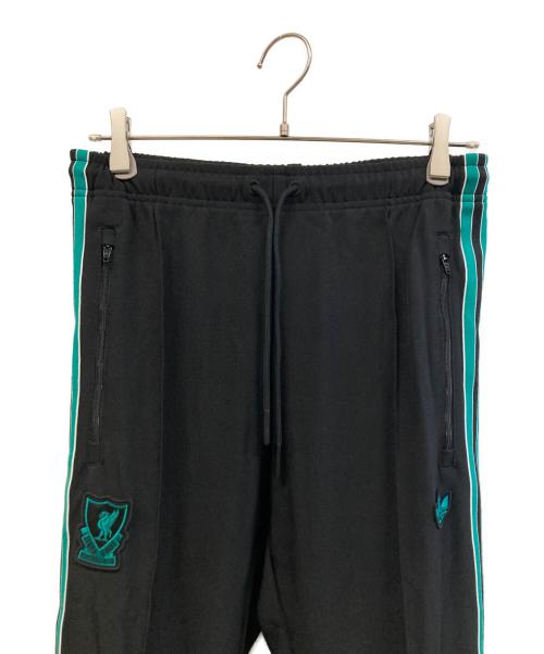 adidas（アディダス）adidas (アディダス) トラックパンツ ブラック×グリーン サイズ:M 未使用品の古着・服飾アイテム