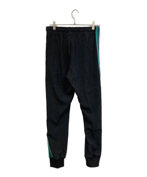 adidas（アディダス）adidas (アディダス) トラックパンツ ブラック×グリーン サイズ:M 未使用品の古着・服飾アイテム