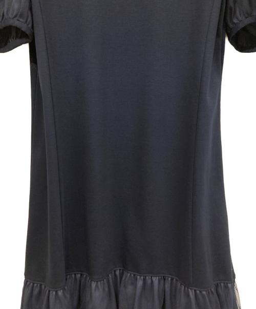 BLUE LABEL CRESTBRIDGE（ブルーレーベルクレストブリッジ）BLUE LABEL CRESTBRIDGE (ブルーレーベルクレストブリッジ) 半袖ワンピース ネイビー サイズ:38 未使用品の古着・服飾アイテム