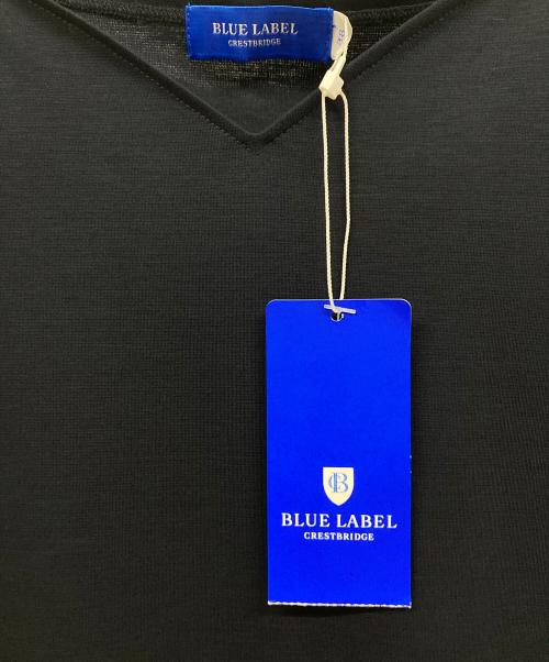 BLUE LABEL CRESTBRIDGE（ブルーレーベルクレストブリッジ）BLUE LABEL CRESTBRIDGE (ブルーレーベルクレストブリッジ) 半袖ワンピース ネイビー サイズ:38 未使用品の古着・服飾アイテム