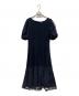 BLUE LABEL CRESTBRIDGE（ブルーレーベルクレストブリッジ）の古着「半袖ワンピース」｜ネイビー