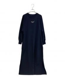 TENTIAL BAKUNE（テンシャル バクネ）の古着「スウェットワンピース」｜ネイビー