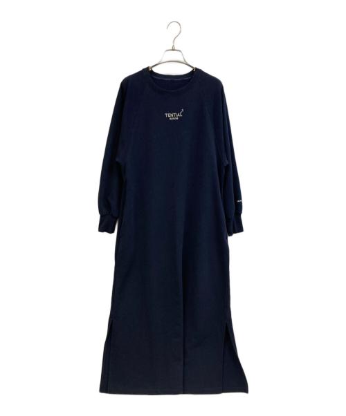 TENTIAL BAKUNE（テンシャル バクネ）TENTIAL BAKUNE (テンシャル バクネ) スウェットワンピース ネイビー サイズ:Mの古着・服飾アイテム