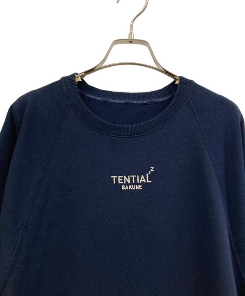 TENTIAL BAKUNE（テンシャル バクネ）TENTIAL BAKUNE (テンシャル バクネ) スウェットワンピース ネイビー サイズ:Mの古着・服飾アイテム