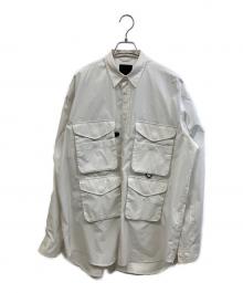 DAIWA PIER39（ダイワ ピア39）の古着「MULCH POCKET FIELD SHIRTS」｜ホワイト