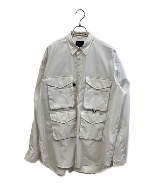 DAIWA PIER39（ダイワ ピア39）DAIWA PIER39 (ダイワ ピア39) MULCH POCKET FIELD SHIRTS ホワイト サイズ:Mの古着・服飾アイテム